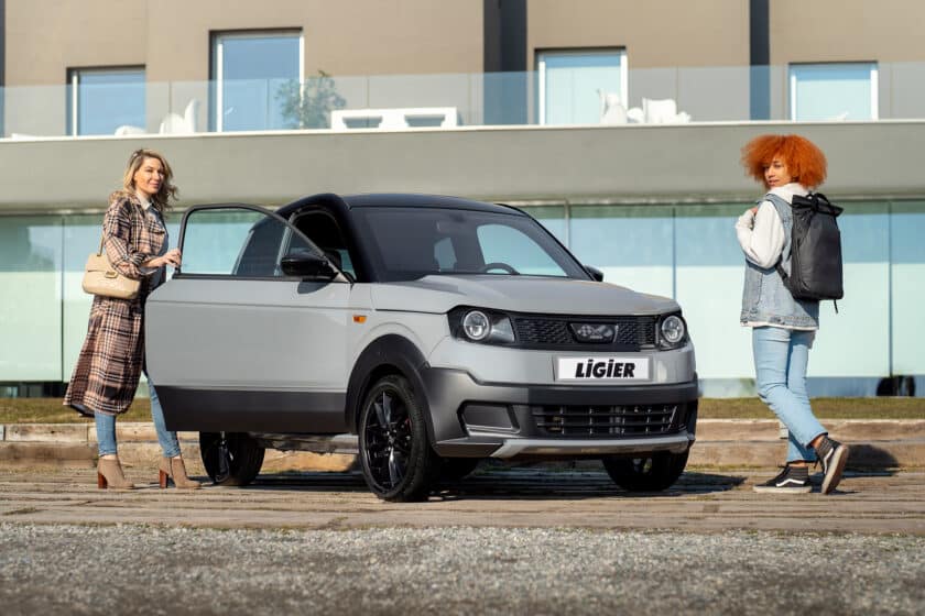 Petite voiture électrique sans permis (2 places et coffre) - ASPP  Technologie