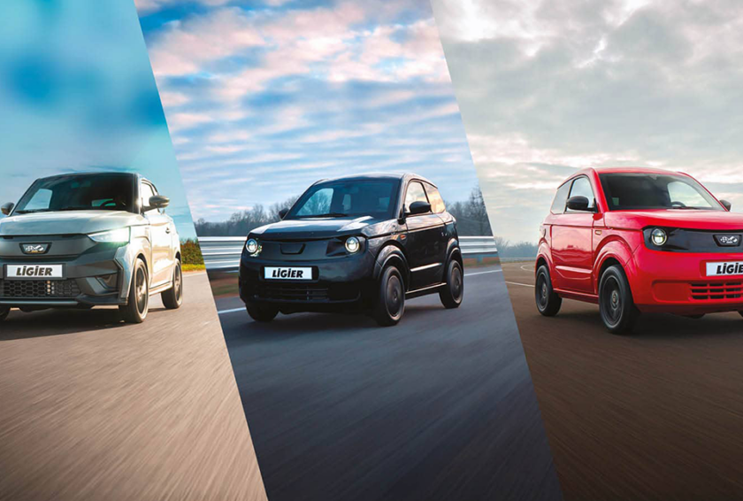 Gamme 2026 éléctrique et sans permis Ligier